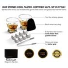 Alternate image 1 for flybold Whiskey Glass Set Whiskey Stones Gift Set Whiskey Rocks Best Man Gifts