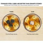 Alternate image 3 for flybold Whiskey Glass Set Whiskey Stones Gift Set Whiskey Rocks Best Man Gifts