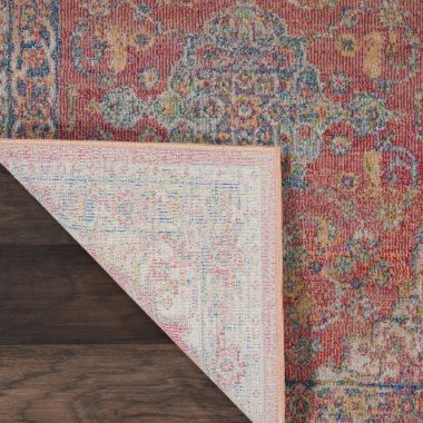 Global Vintage 2'4" x 8' (8' Runner) Multicolor Area Rug Persian Vintage Vine and Bloom by Nourison. View a larger version of this product image.