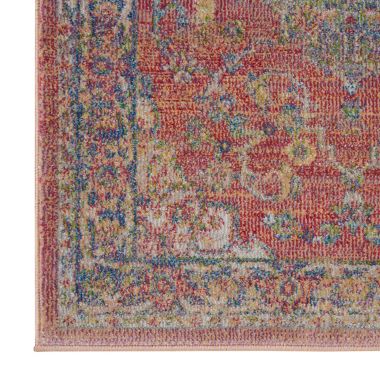 Global Vintage 2'4" x 8' (8' Runner) Multicolor Area Rug Persian Vintage Vine and Bloom by Nourison. View a larger version of this product image.