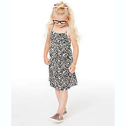 Epic Threads Toddler Girl's Zebra Print Dress BlackSize 2T