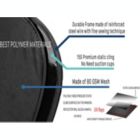 Alternate image 1 for Zone Tech Side Window Cling On Sun Shades- 2-Pack Mesh Car Pop-Up Non Suction Cups Needed Sunshade- Protects Kids, Baby and Pets from Sun,Glare and UV Rays-Perfect for Car, Van, SUV