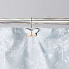 Alternate image 2 for Saturday Knight Ltd New Hope Butterfly Bath Shower Curtain Hooks - 2.67" x 3.72" x 6.98", Multi