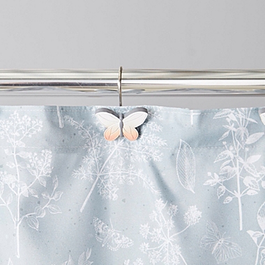 Saturday Knight Ltd New Hope Butterfly Bath Shower Curtain Hooks - 2.67" x 3.72" x 6.98", Multi. View a larger version of this product image.