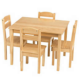 Costway Kids 5 Pieces Table Chair Set