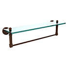 Alternate image 0 for Allied Brass Waverly Place Collection 22 Inch Glass Vanity Shelf with Integrated Towel Bar
