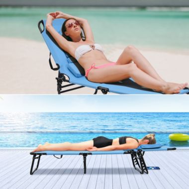 Costway Folding Chaise Lounge Chair. View a larger version of this product image.