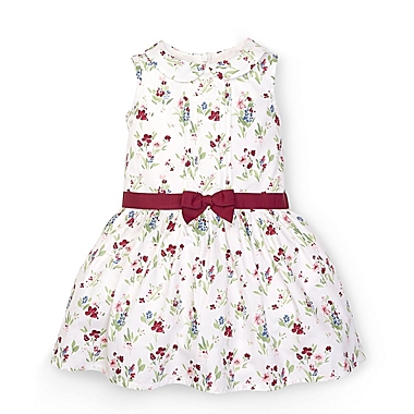 Hope & Henry Girls&#39; Floral Pin-Tuck Dress (Multi Floral Print, 2T). View a larger version of this product image.
