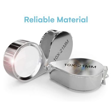 Noa Store 10x Jewelers Loupes Magnifier - Set Of 2 Jewelers Loop Magnifier - Pcket. View a larger version of this product image.