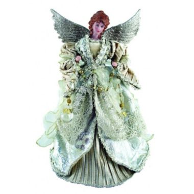 Santa's Workshop Gold Gilded Angel Christmas Tree Topper 16 Inch. View a larger version of this product image.