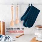 Alternate image 3 for Chef Pomodoro Wooden Spoons for Cooking 3-Piece Set, Solid Beechwood   12-Inch, 10.5-Inch, 8-Inch   Soup Spoon Kitchen Wood Mixing Essentials