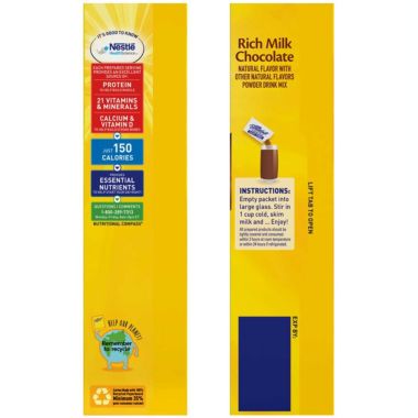Carnation Breakfast Essentials Light Start Chocolate Instant Complete Nutritional Drink 8 CT Packets 5.64 OZ. View a larger version of this product image.