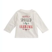 First Impressions Baby Boy&#39;s Spoiled Print T-Shirt White Size 12MOS