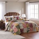 Alternate image 2 for Greenland Home Fashion Antique Chic Bedspread Set - 2 - Piece - Twin 68x86", Multi