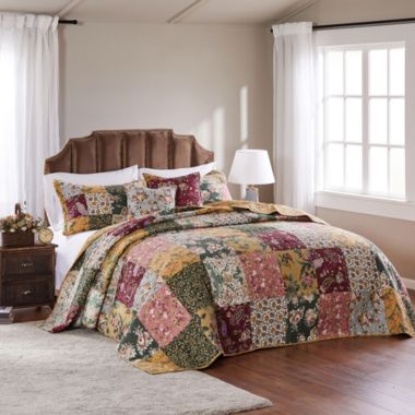 Greenland Home Fashion Antique Chic Bedspread Set - 2 - Piece - Twin 68x86", Multi. View a larger version of this product image.