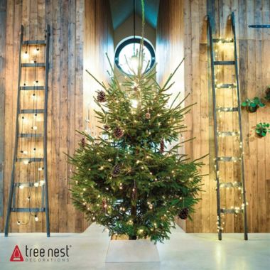 Tree Nest Decorations Contemporary Tree Skirt, Medium, Red. View a larger version of this product image.