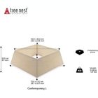 Alternate image 3 for Tree Nest Decorations Contemporary Tree Skirt, Medium, Red