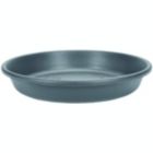 Alternate image 0 for The HC Companies Deep Plastic Saucer Grey - 10 inch diameter