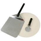 Alternate image 0 for Mr. Bar-B-Q Grill Stone Pizza Set 15" Inch Pizza Stone Peel and Cutter 06187Y
