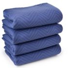 Alternate image 0 for Sure-Max Moving & Packing Blanket - Deluxe Pro - 80" x 72" (40 lb/dz weight) - Professional Quilted Shipping Furniture Pad Royal Blue