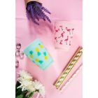 Alternate image 1 for Blue Panda Plastic Party Cups - 24-Pack Reusable Tumblers, 16-Ounce Plastic Cups, Tropical Themed Party Supplies for Bridal Showers, Birthdays, Flamingo and Pineapple Designs, 3.5 x 4.4 x 3.5 inches