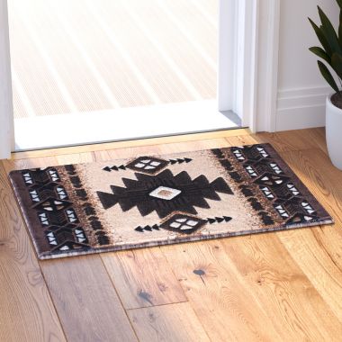 Masada Rugs 2'x3' Southwest Native American Area Rug - Design C318 Berber. View a larger version of this product image.