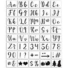 Alternate image 0 for Bright Creations Reusable Letter and Number Stencils for Painting Wood Signs, Walls, Fabric, DIY Decor (8 x 5.75 in, 44 Sheets)