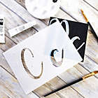 Alternate image 1 for Bright Creations Reusable Letter and Number Stencils for Painting Wood Signs, Walls, Fabric, DIY Decor (8 x 5.75 in, 44 Sheets)
