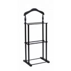 Alternate image 0 for Proman Products Wooden Hanger Sakura Twin Men's Suit Valet Stand - Black