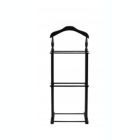 Alternate image 1 for Proman Products Wooden Hanger Sakura Twin Men's Suit Valet Stand - Black