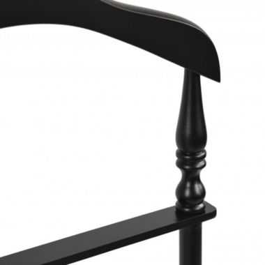 Proman Products Wooden Hanger Sakura Twin Men's Suit Valet Stand - Black. View a larger version of this product image.