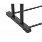 Alternate image 3 for Proman Products Wooden Hanger Sakura Twin Men's Suit Valet Stand - Black