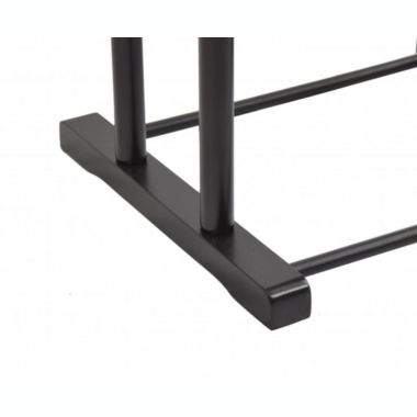 Proman Products Wooden Hanger Sakura Twin Men's Suit Valet Stand - Black. View a larger version of this product image.