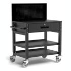 Alternate image 1 for Luxor Home Office Heavy-Duty Mobile Workstation