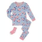 Alternate image 0 for Sleep On It Infant/Toddler Girls Floral Snug Fit 2-Piece Pajama Sleep Set with Matching Socks