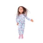 Alternate image 3 for Sleep On It Infant/Toddler Girls Floral Snug Fit 2-Piece Pajama Sleep Set with Matching Socks