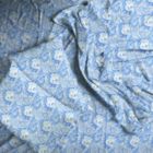 Alternate image 2 for Lux Decor Collection 4-Pieces Deep Pocket Microfiber Printed Bed Sheet Set in Twin XL Size White Blue