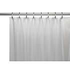 Alternate image 0 for Carnation Home Fashions Mildew-Resistant, 10 Gauge Vinyl Shower Curtain Liner with Metal Grommets and Reinforced Mesh Header - Frosty Clear 72" x 72"