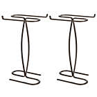 Alternate image 0 for mDesign Metal Hand Towel Holder Stand for Bath Vanity Countertop, 2 Pack