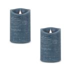 Alternate image 0 for Melrose Home Decorative Simplux LED Designer Candle with Remote (Set of 2) 4 and 8 Hr Timer 3.5" x 5.5"H Wax/Plastic