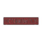 Smart Blonde Determination Novelty Metal Vanity Mini Street Sign