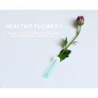 Alternate image 1 for Juvale Flower Tube - 100-Pack Floral Tube, Flower Vials, Floral Water Tube for Flower Arrangements, Clear Blue Plastic, 0.6 x 2.8 x 0.6 Inches