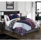 Alternate image 3 for Chic Home Anaea 5 Piece Comforter Set Large Scale Abstract Floral Pattern Print Bedding - Decorative Pillows Shams Included - King 106" x 92" - Multi