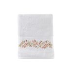 Alternate image 0 for Saturday Knight Ltd Misty Floral Beautiful Embroidered And Ultra Plush Bath Towel - 27x50", White