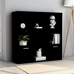 vidaXL Book Cabinet Black 38.5