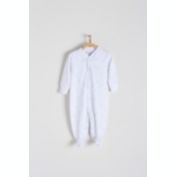 Babycottons Premium Peruvian Pima Cotton Dreams Footed pajama in Blue for infant