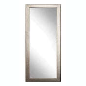 BrandtWorks Home Decorative Subway Silver Floor Mirror - 32" x 66"