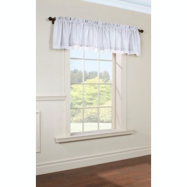 Thermavoile by Commonwealth Rhapsody Lined Rod Pocket Valance Flat ...