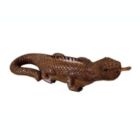 Alternate image 0 for D-Art collection Hand Crafted Teak Mahogany Wood Iguana Statue - Medium