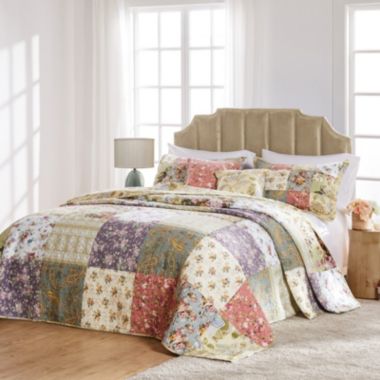 Greenland Home Fashion Blooming Prairie Bedspread Set - 3 - Piece - Queen 60x80", Multi. View a larger version of this product image.